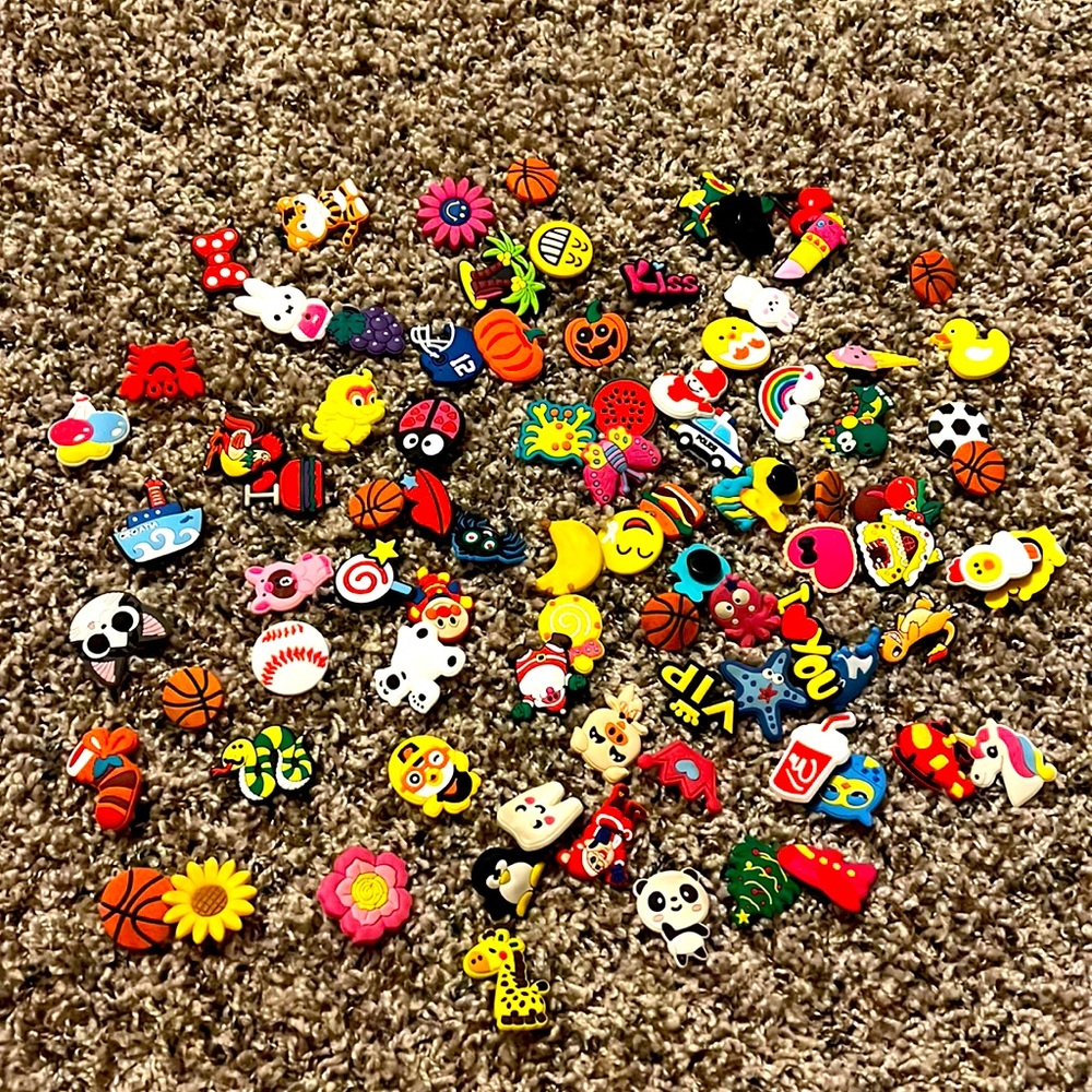 Croc charms, perfect to go with your crocs for this summer.